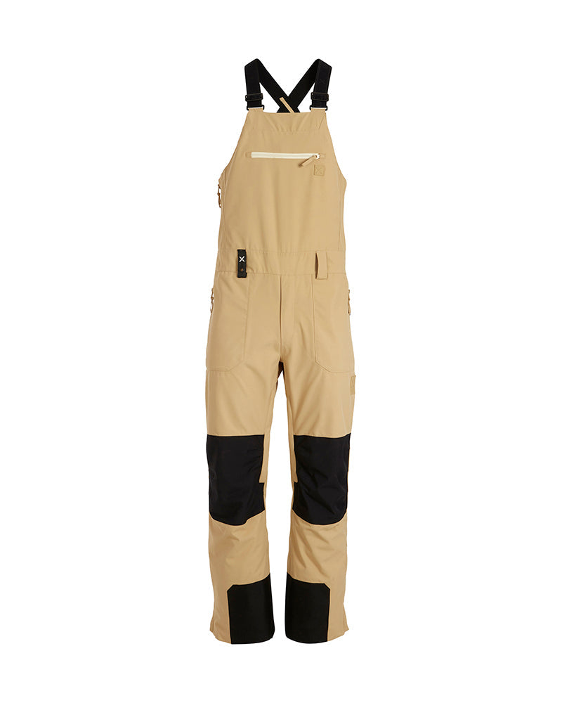 XTM Fletcher Mens Bib Snow Ski Pant - Sand - Ski and Board Online