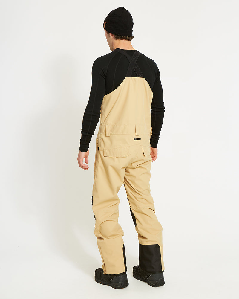 XTM Fletcher Mens Bib Snow Ski Pant - Sand - Ski and Board Online