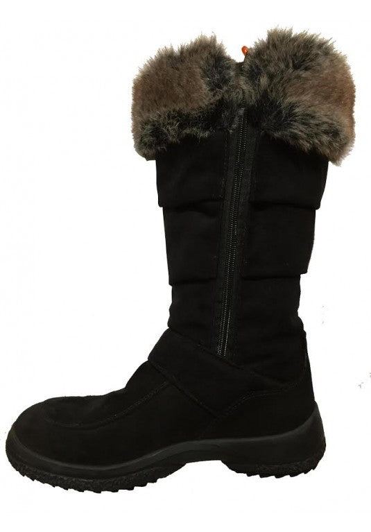 Attiba Torino Fur Cuff Women's Après Snow Boot Black - Ski and Board Online