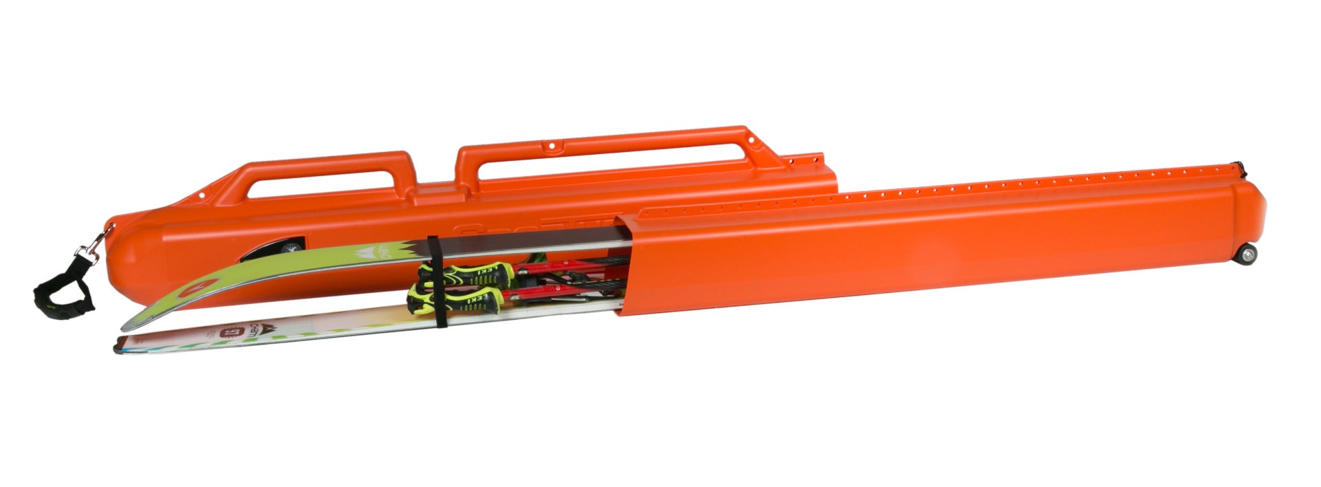 Sportube Series 1 Single Ski Case Black and Blaze - Ski and Board Online