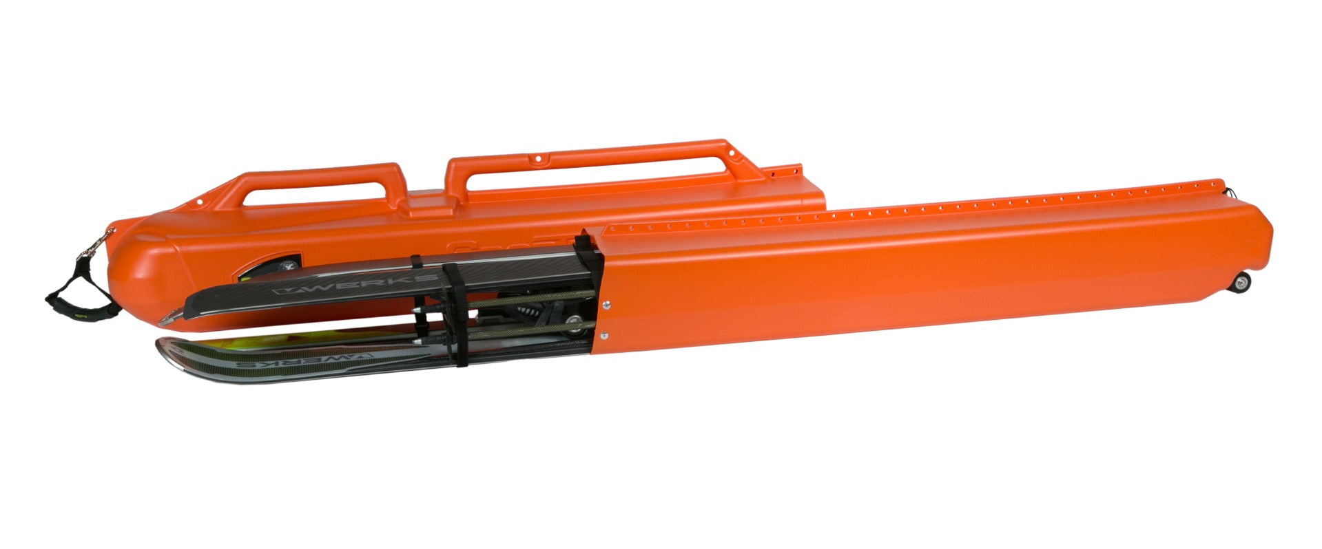 Sportube Series 2 Double Ski Case Black and Blaze - Ski and Board Online