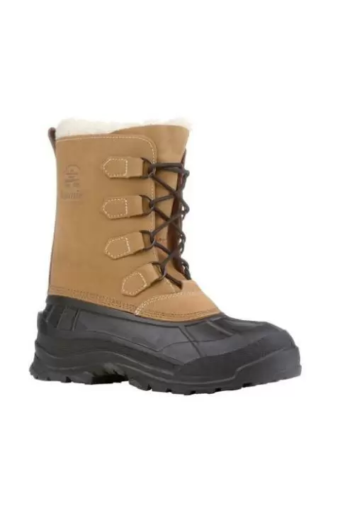 Kamik Alborg Mens Apres Snow Boots Tan