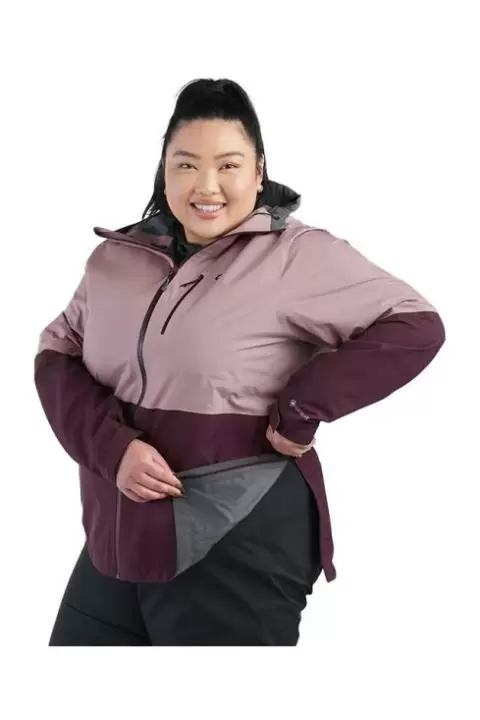 Plus size womens rain jacket australia online