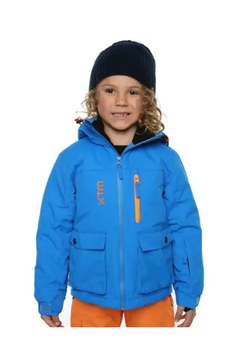 Bright blue ski jacket hotsell