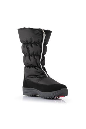 Attiba Cortina Zip Front Women's Après Snow Boot Black