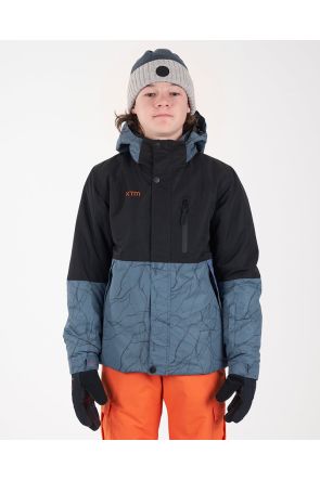 XTM Caden Boys Snow Jacket Ocean Marble 8-16 Years