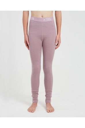 XTM Merino Wool Kids Thermal Pants Fog 4-16 years Front