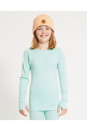 XTM Merino Wool Kids Thermal Top Crew Neck Yucca 4-16 years