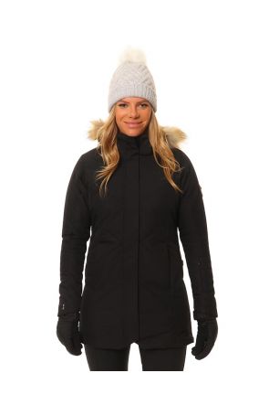 XTM Montana Womens Snow Jacket Black Front