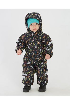 XTM Papoose Infant Baby Ski One-Piece Suit Navy Front