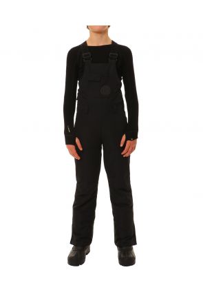 XTM Zeppelin Kids Teens Snow Pants Black Front