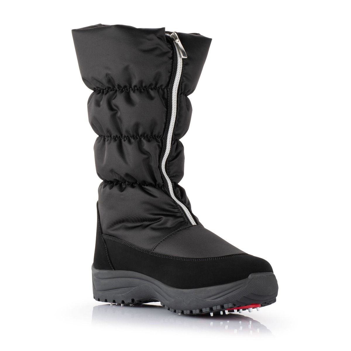 Women's winter boots with front zipper hot sale