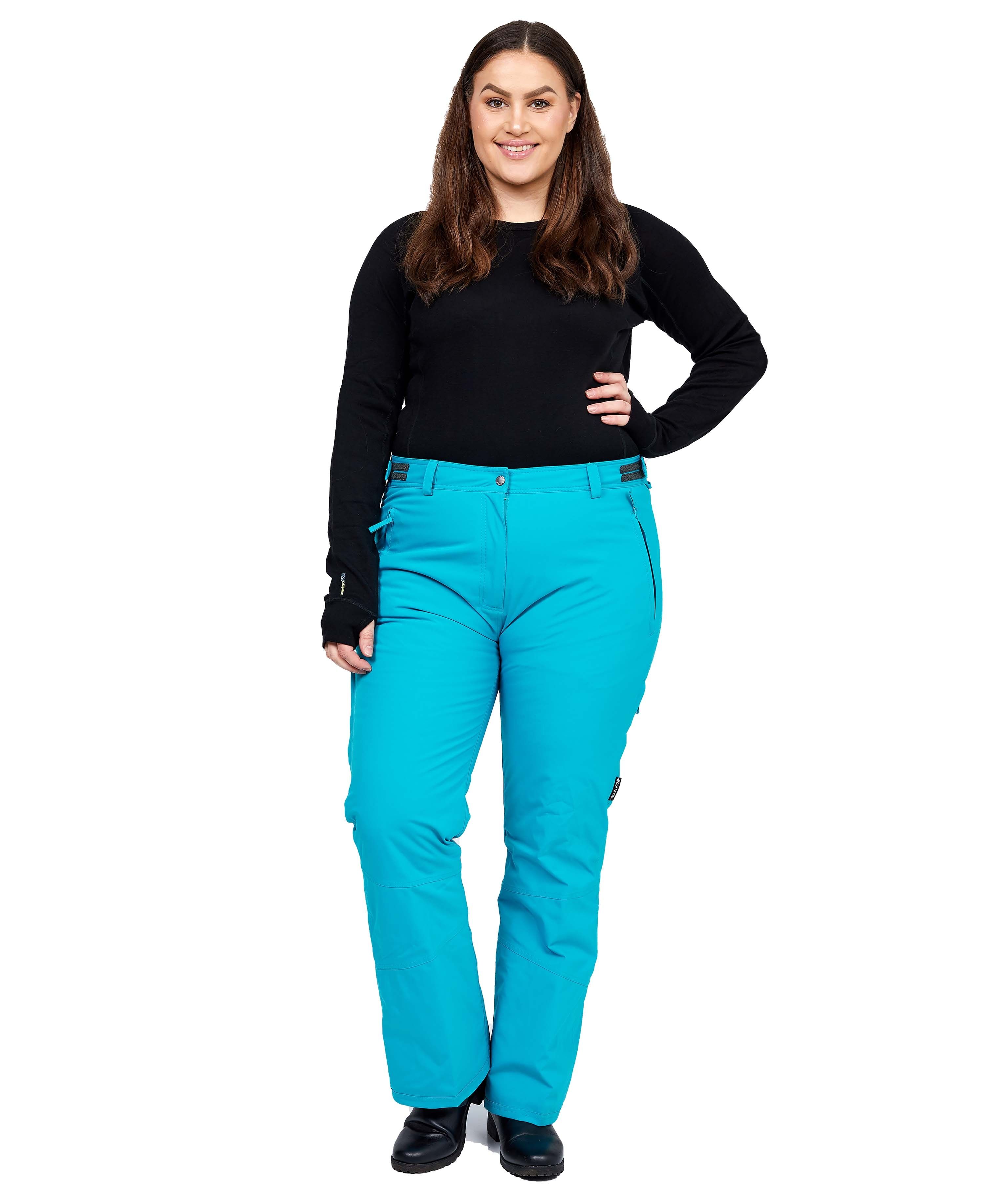 Buy Cartel Whistler Womens Plus Size short leg Snow Pants Tropic Online