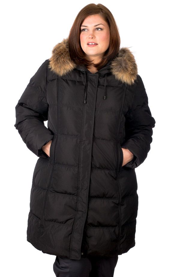 Shop Flash Geo Bella Winter Down Coat Black online