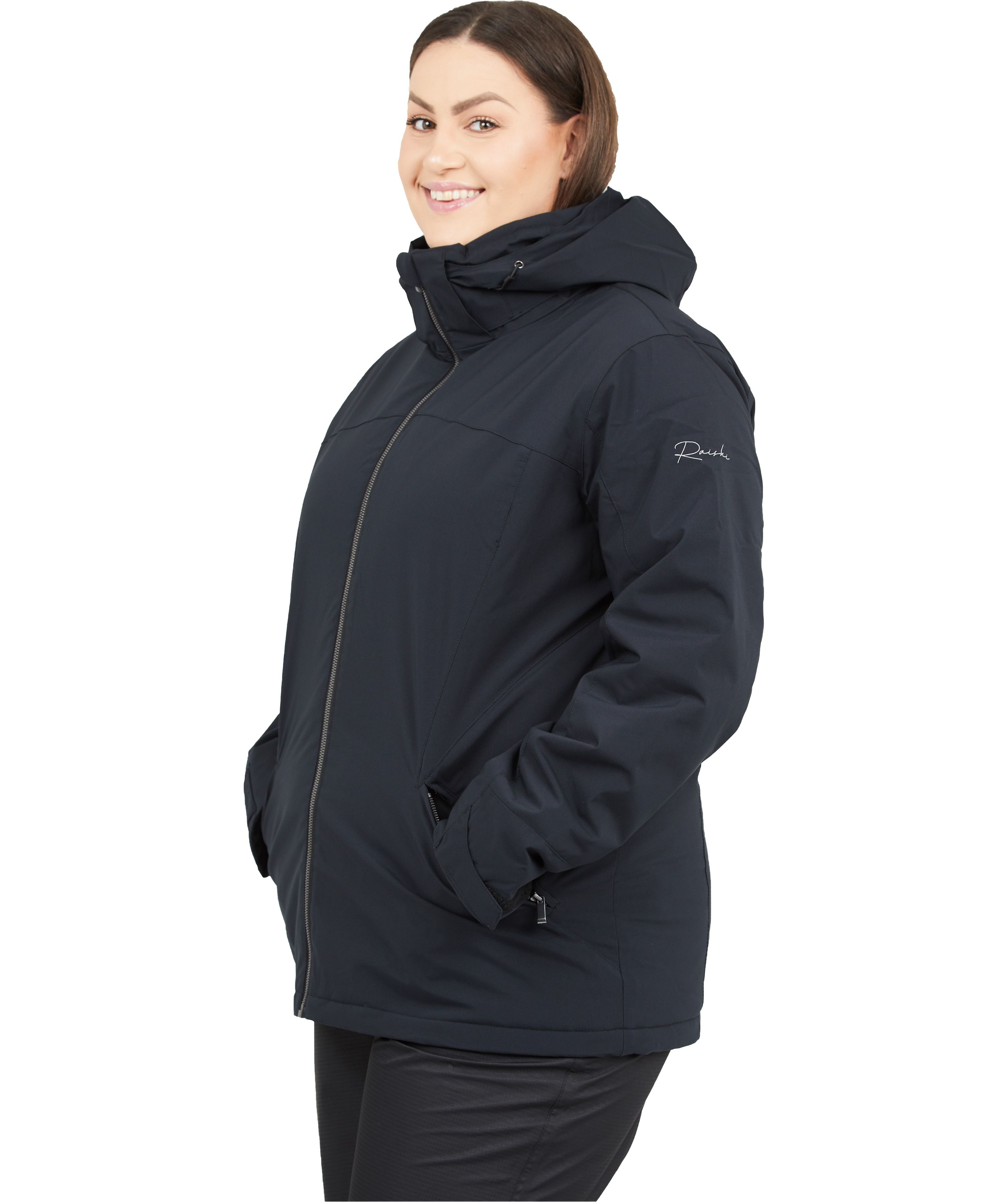 Womens plus size snow jacket hot sale