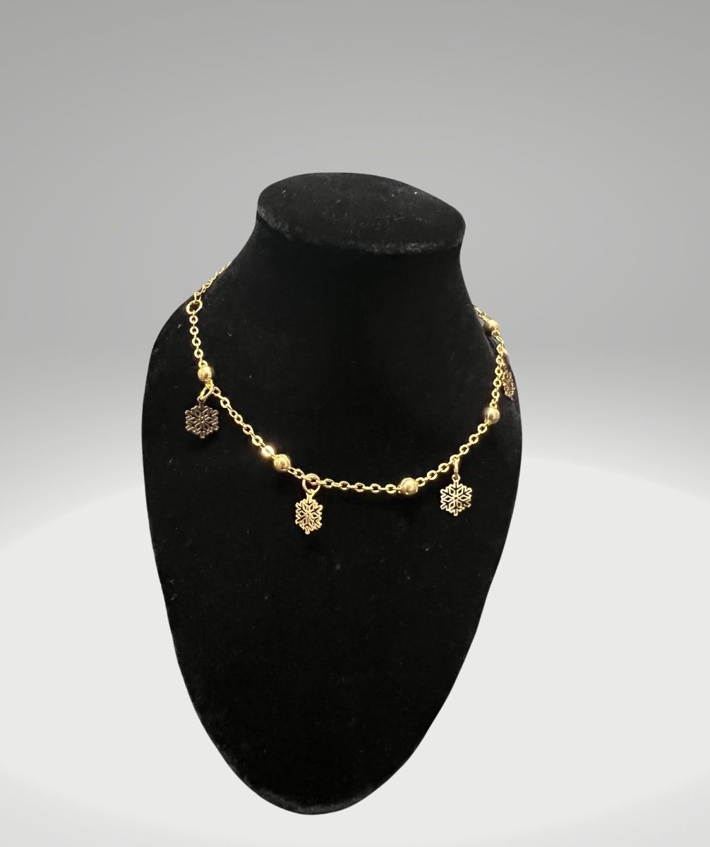 Snowflake anklet online