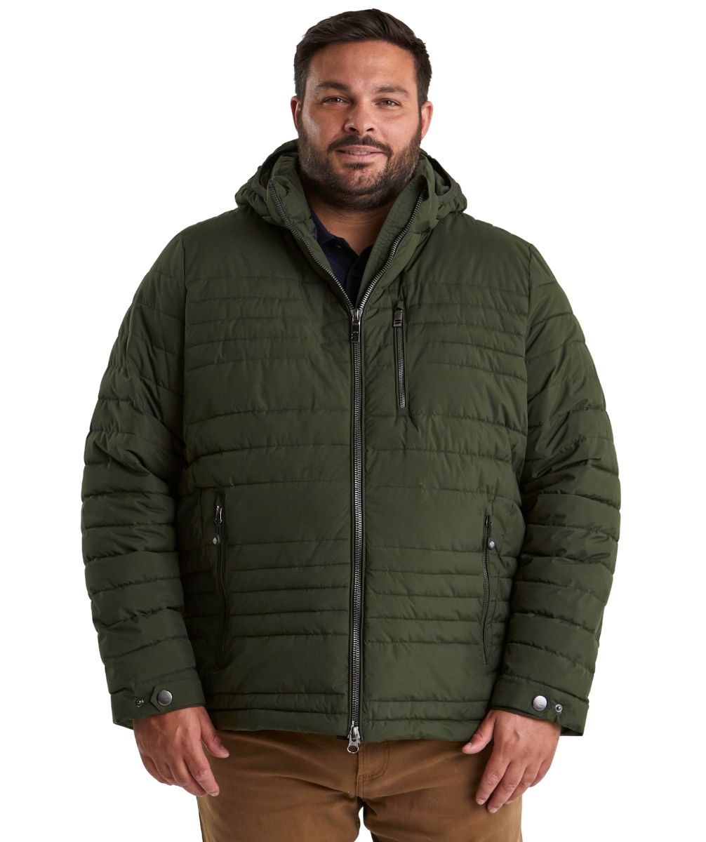 Mens big and tall puffer jacket discount
