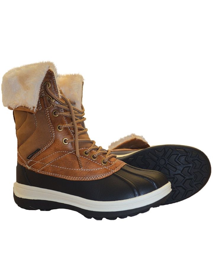 Buy XTM Georgie Womens Waterproof Apres Snow Boots Brown Online