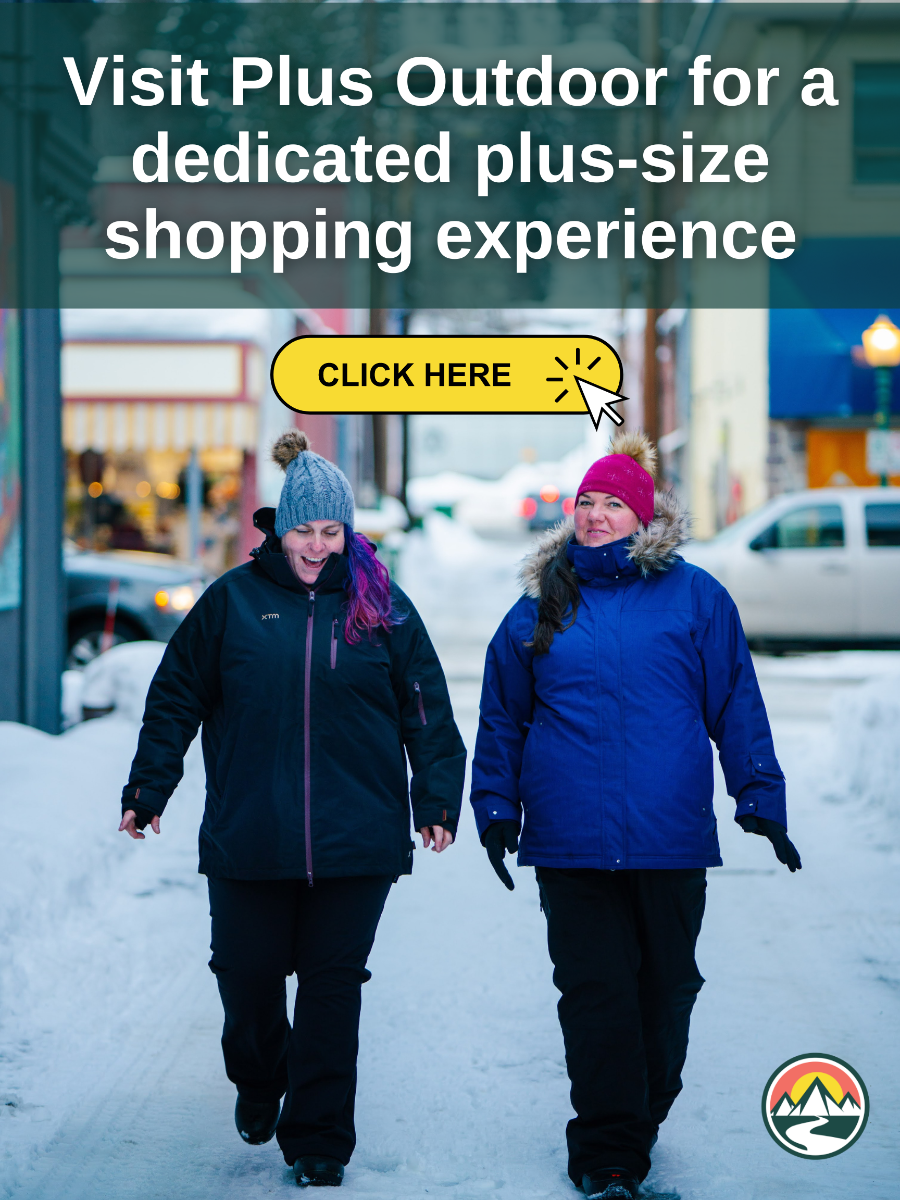 Visit Plus Outdoor for dedicated plus size shopping experience